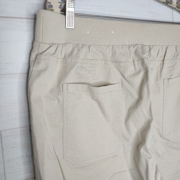 CJ BANKS MODERATELY CURVY CAPRI PANTS 16 AVERAGE - Picture 5 of 11